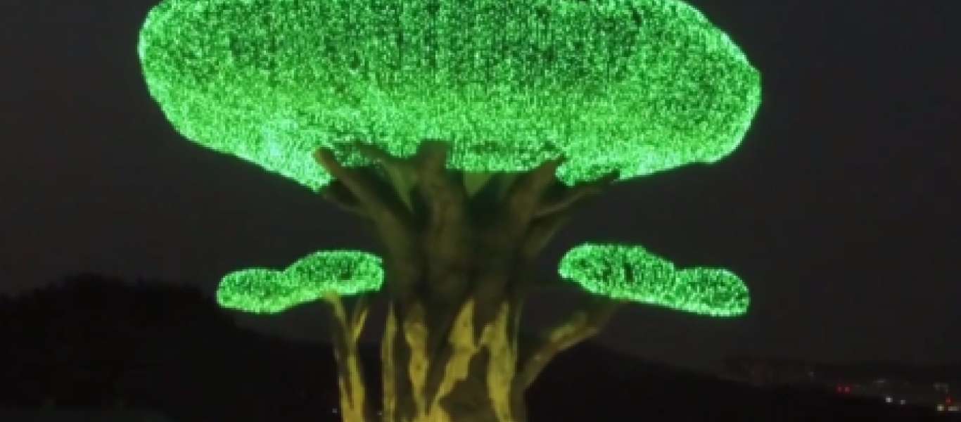 Τα «Δέντρο της Ζωής» με τα 400.000 φωτάκια που κλέβει τις εντυπώσεις (βίντεο)